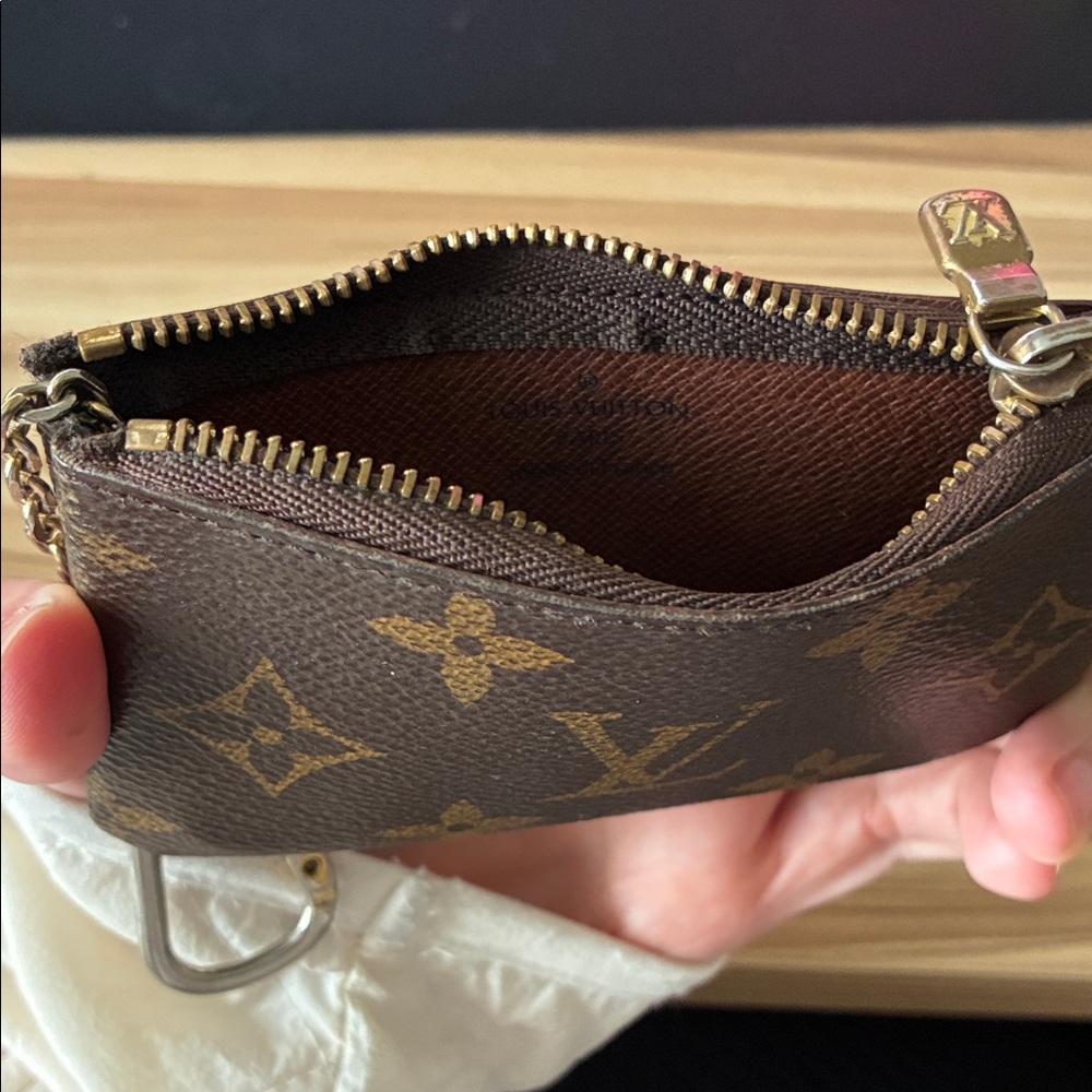 Louis Vuitton Brown Monogram Key Pouch - Picture 6 of 8